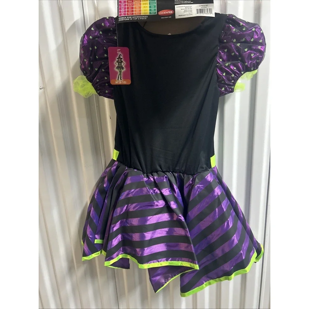 Way To Celebrate Girls‎ Pretty Potion Witch Costume Size Medium 8-10 NWT
